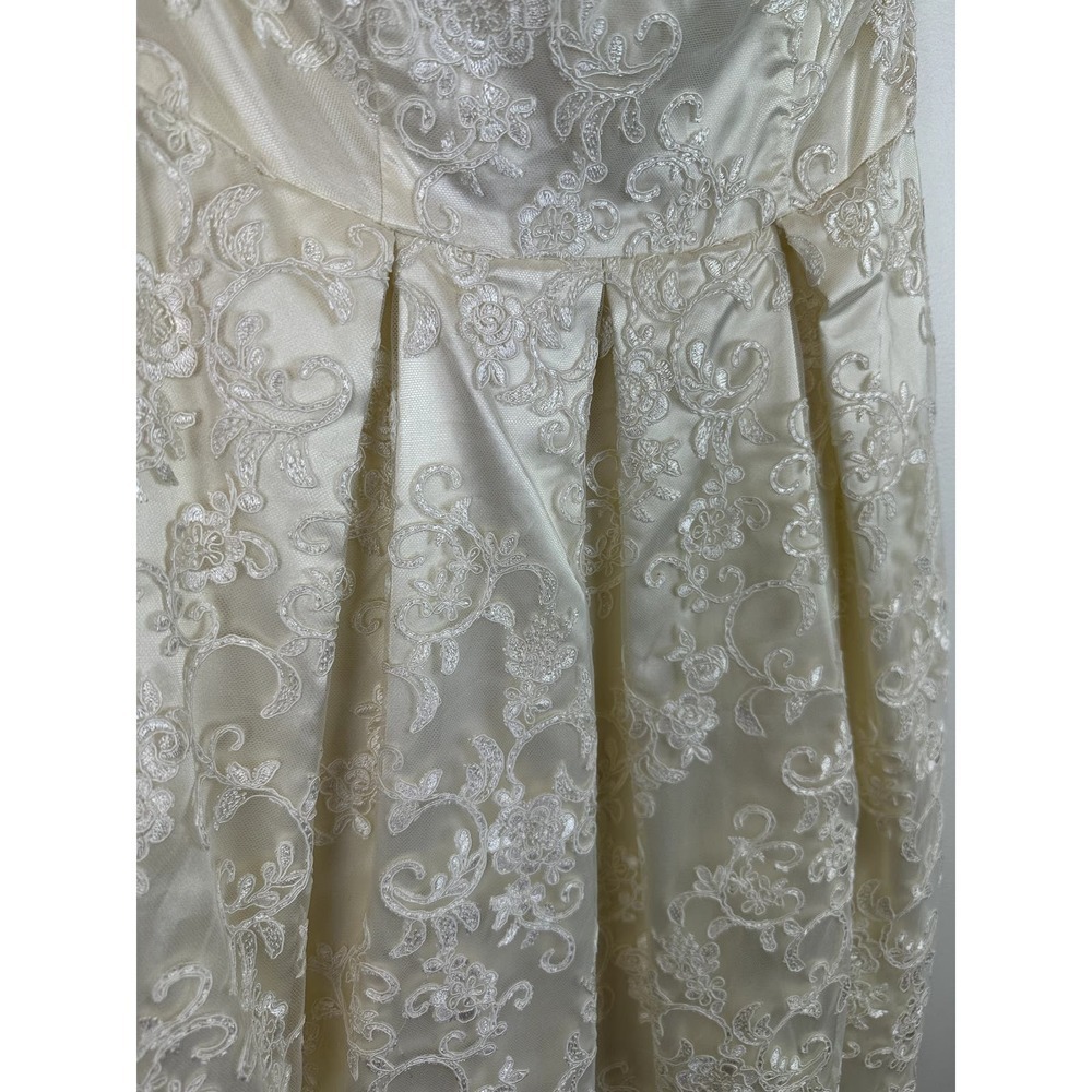 NWOT Eva Franco Off-White Ankle Length Special Occasion Dress - Picture 3 of 6